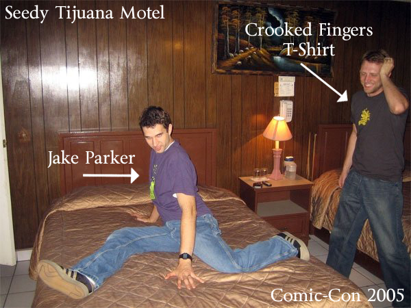 Me in my Crooked Fingers T-Shirt on the occasion of the 2005 Comic-Con Me in my Crooked Fingers T-Shirt on the occasion of the 2005 Comic-Con